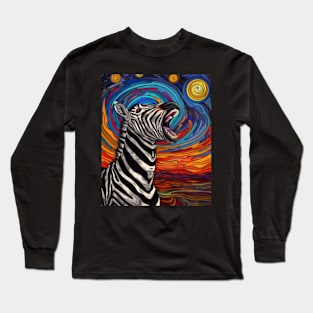 Zebra Global Warming Long Sleeve T-Shirt